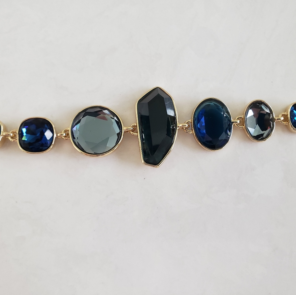 White House Black Market Mixed Blue  Bracelet NWT - Picture 2 of 5